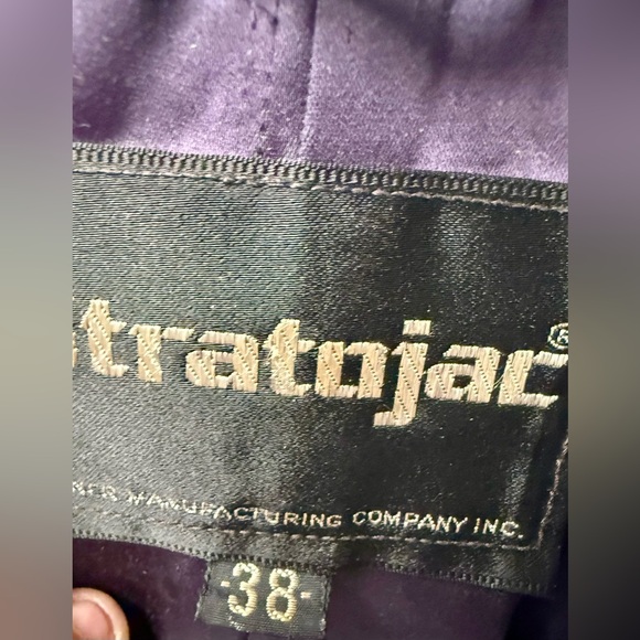 Vintage Stratojac Single-Breasted Wool-Blend Peacoat Mens Size 38~New~NICE! - Picture 9 of 9